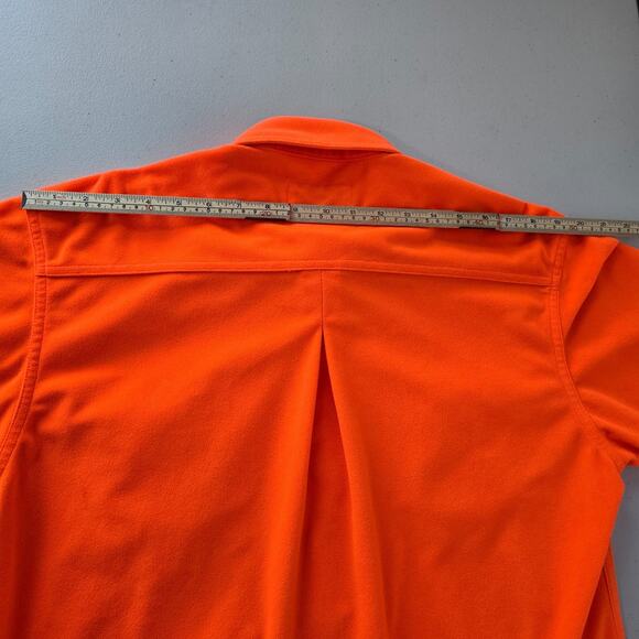 Gamehide Hunting Outdoor Shirt Men's M Orange Soft Fabric Button Down - Picture 12 of 16
